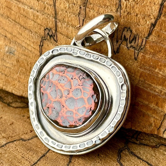 one of a kind sterling silver pendant