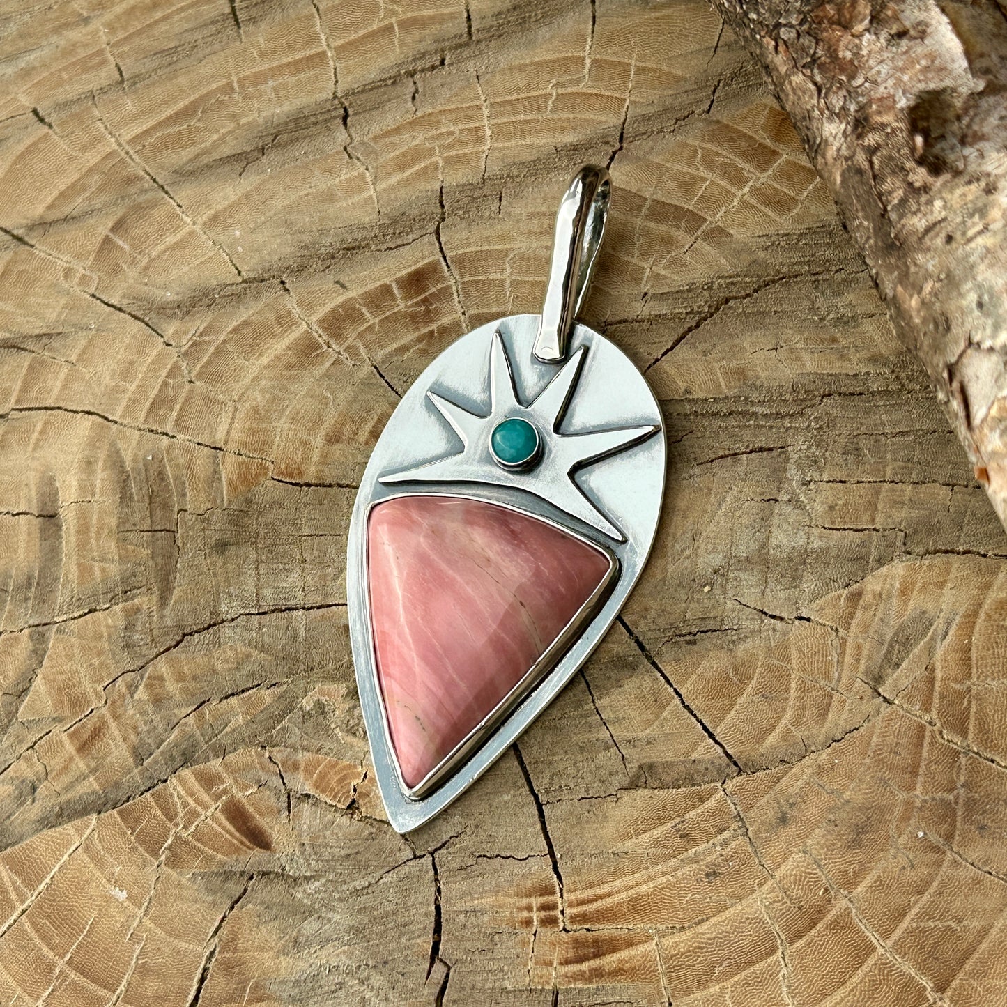 Sunburst Opal Pendant