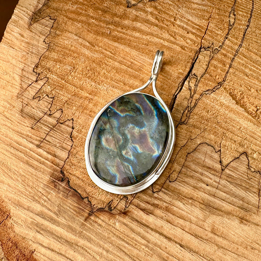 Whimsical Labradorite Pendant