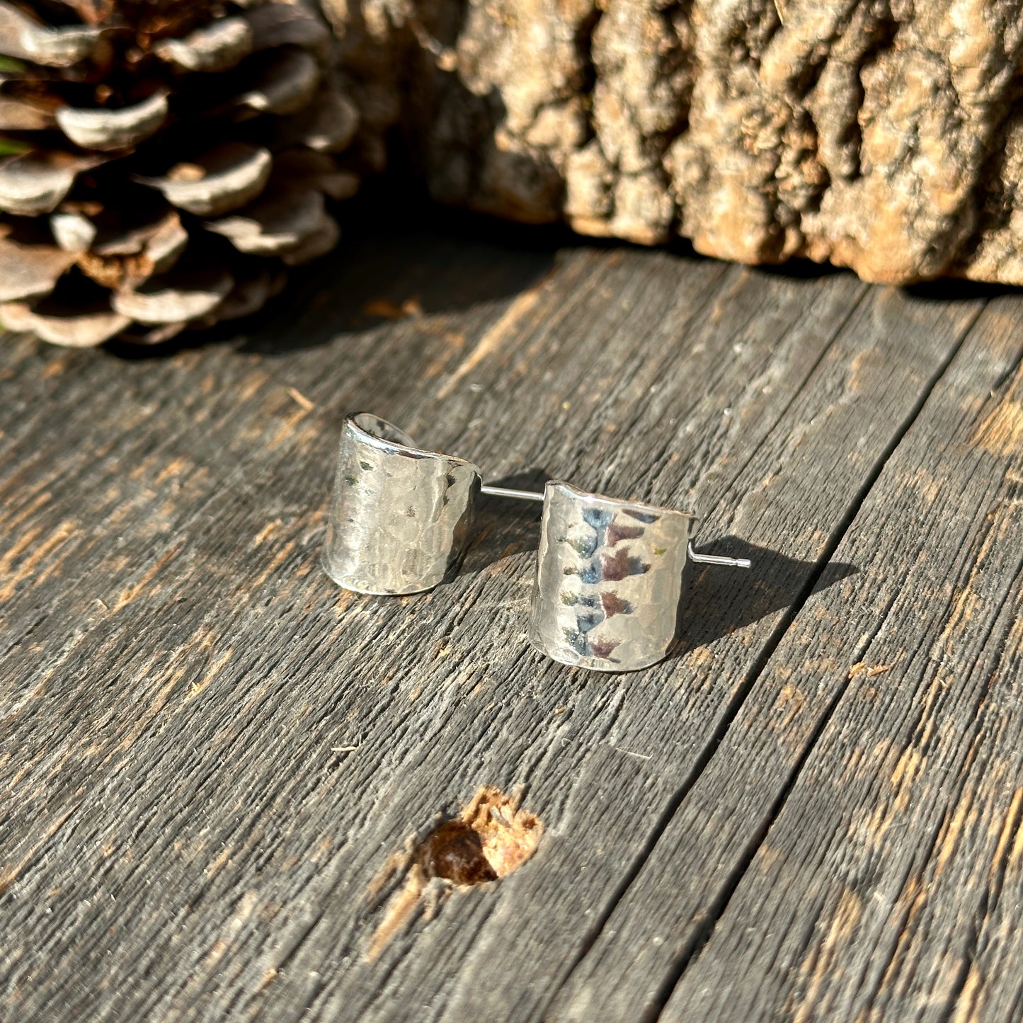 Silver Cuff Earrings