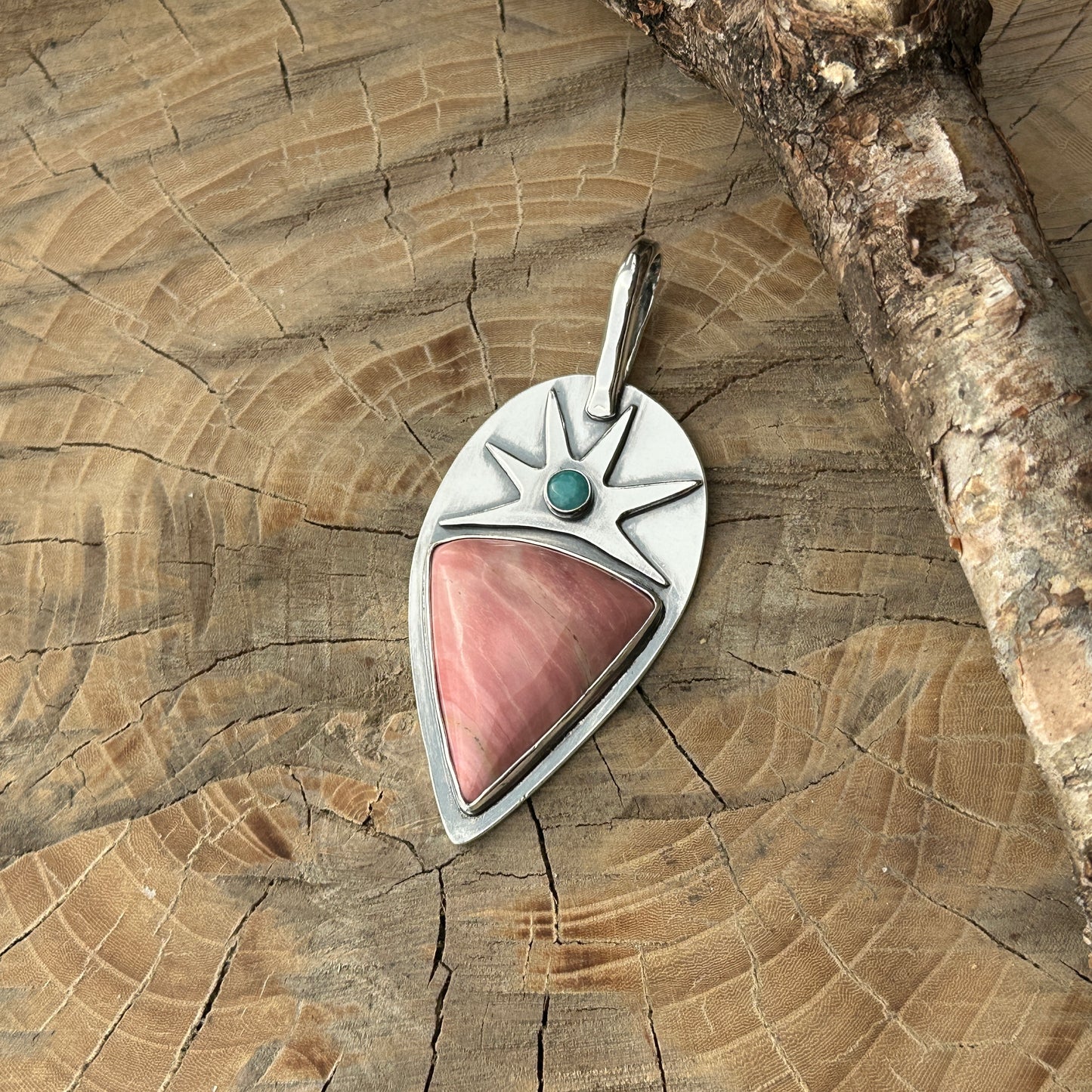 Sunburst Opal Pendant