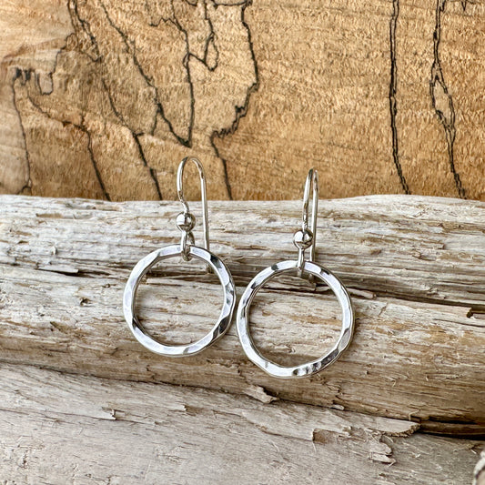 one of a kind sterling silver earrings