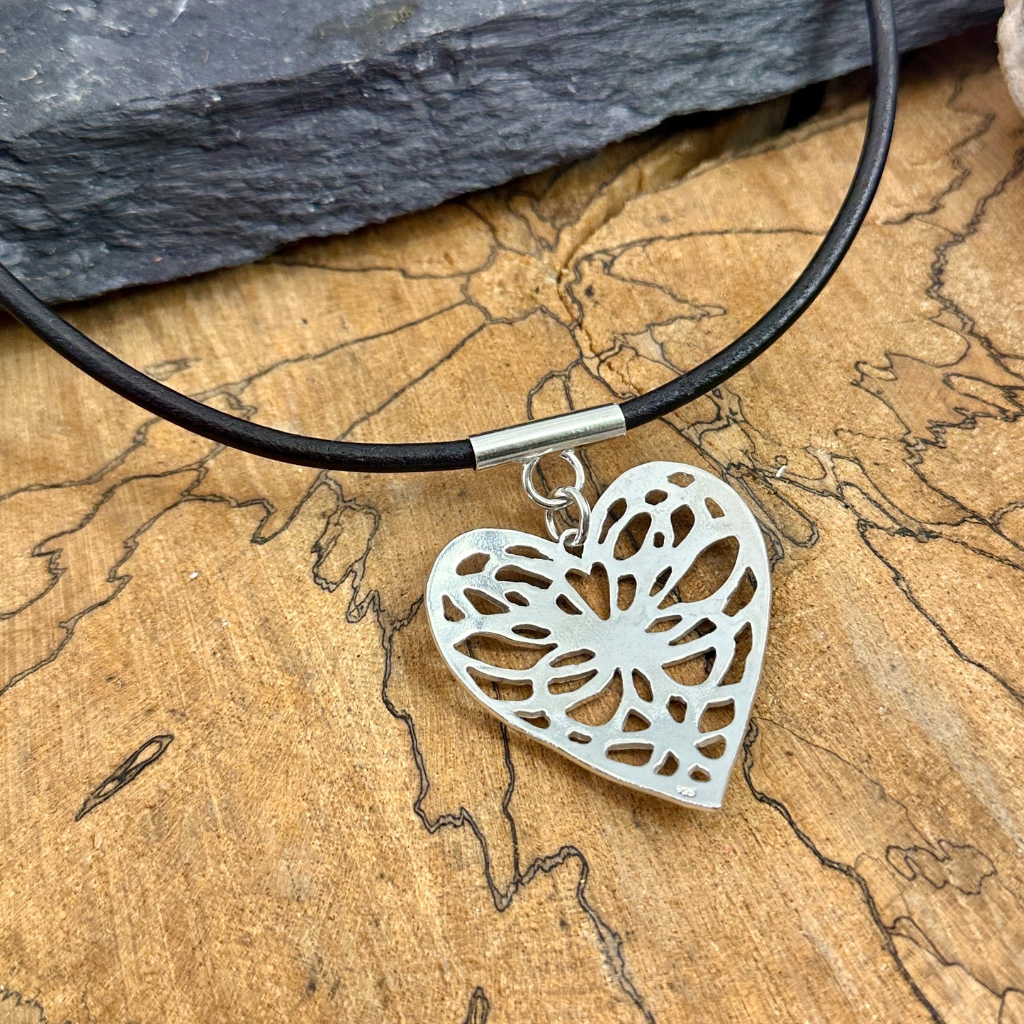 Handmade one of a kind sterling silver necklace