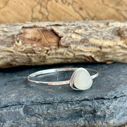 Sea Glass Bangle Bracelet 3