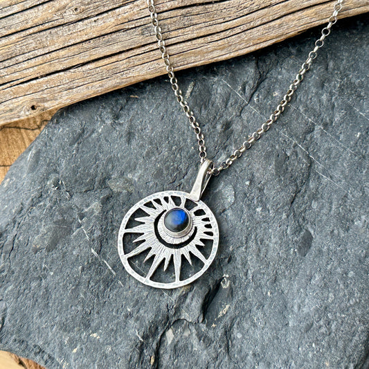 Handmade one of a kind sterling silver necklace