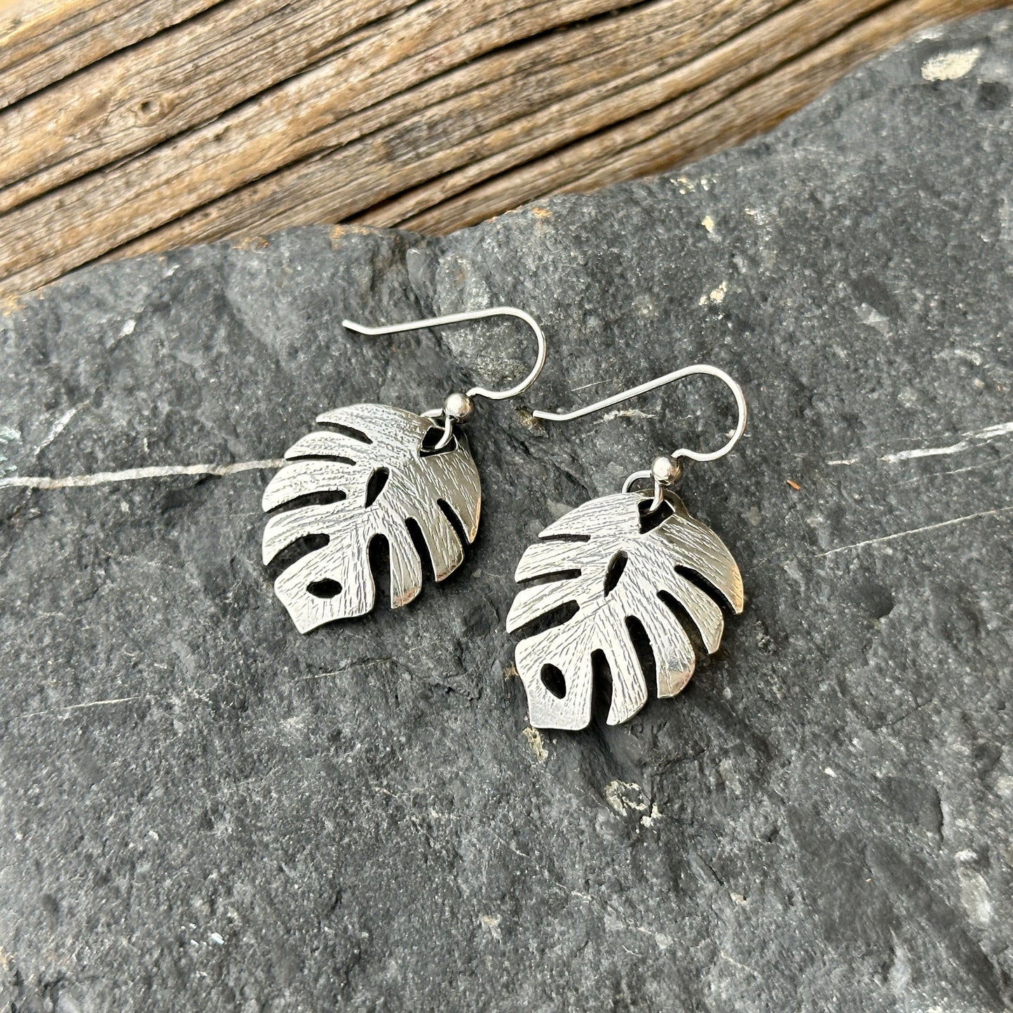 Monstera Earrings