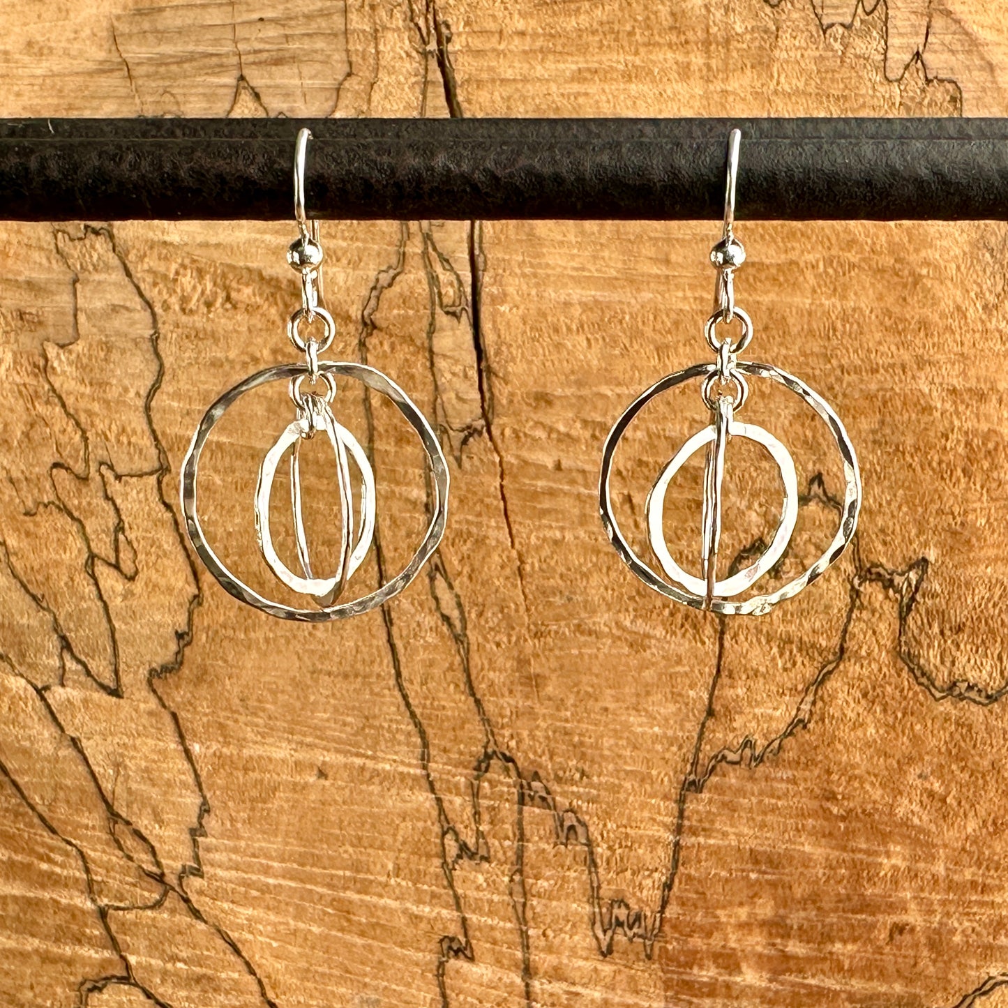 Floating Orb Earrings