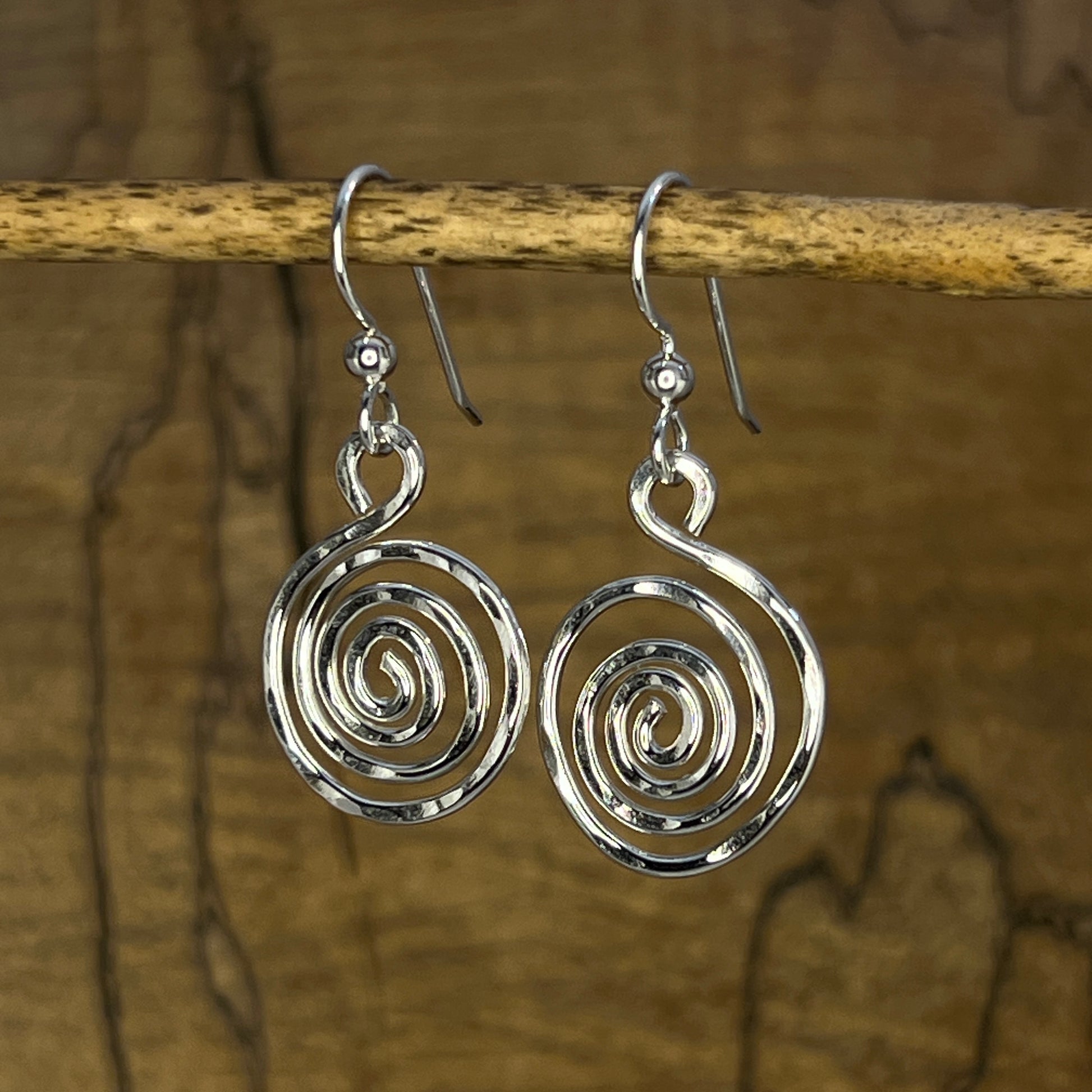 one of a kind sterling silver earrings