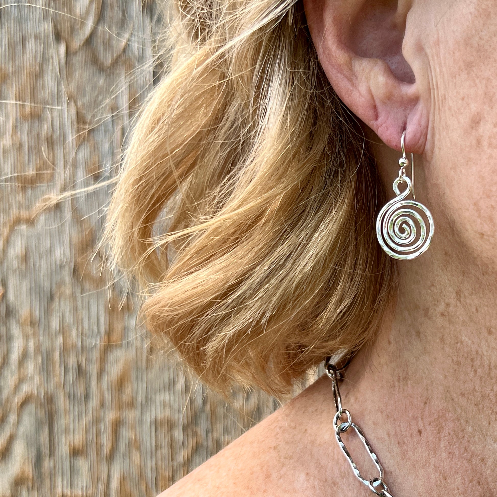 one of a kind sterling silver earrings