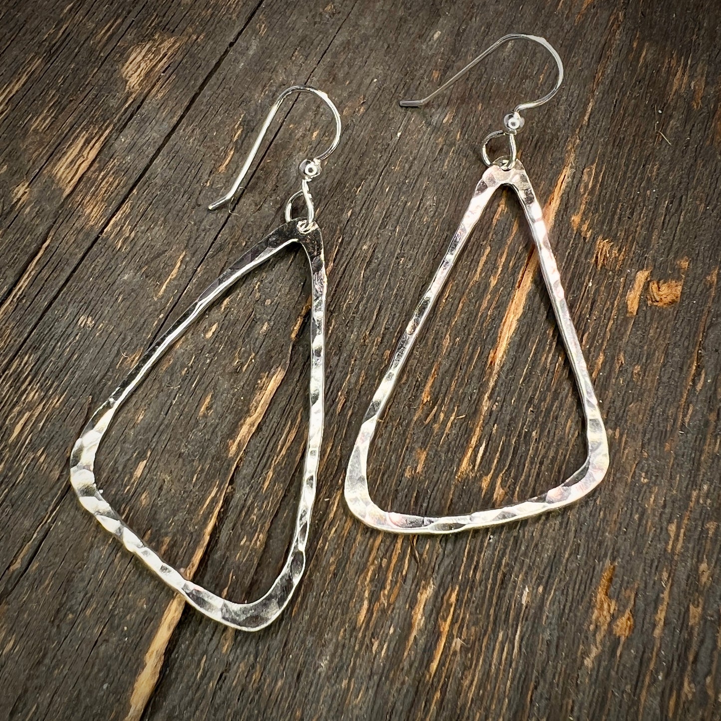 one of a kind sterling silver earrings