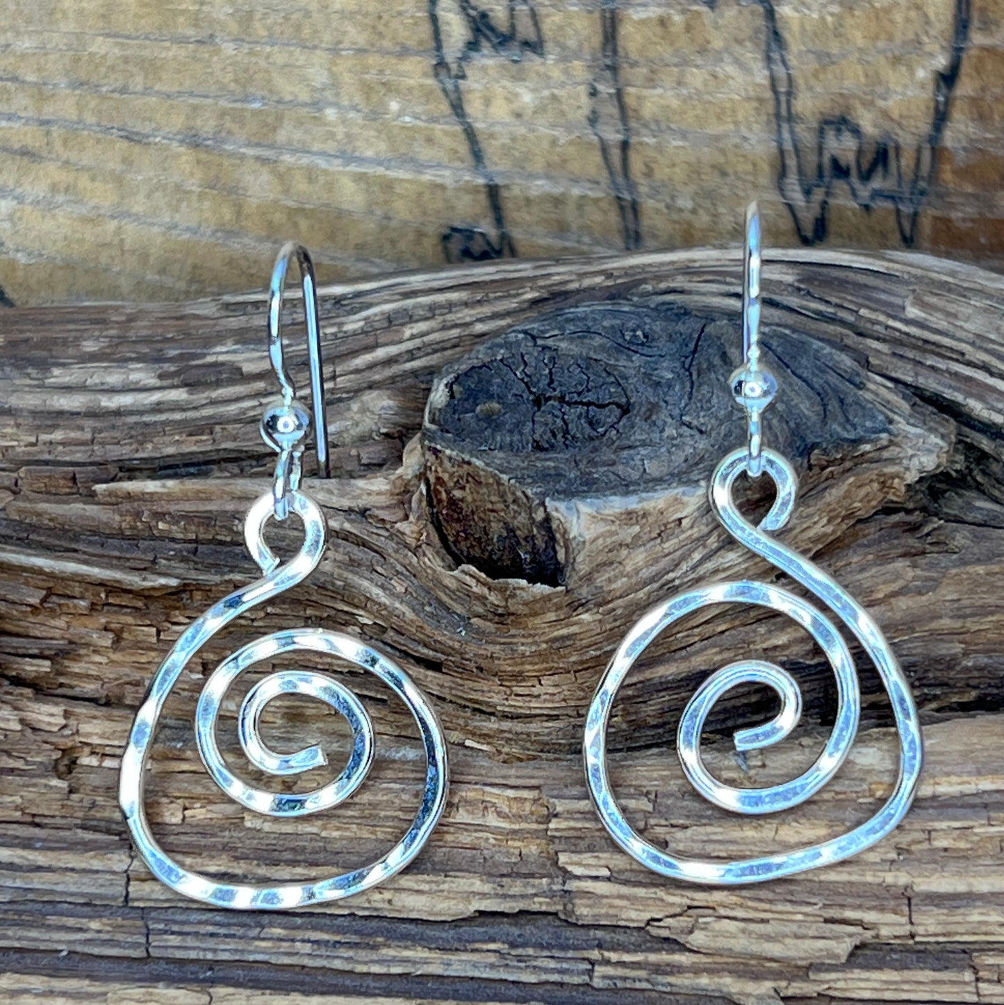 one of a kind sterling silver earrings