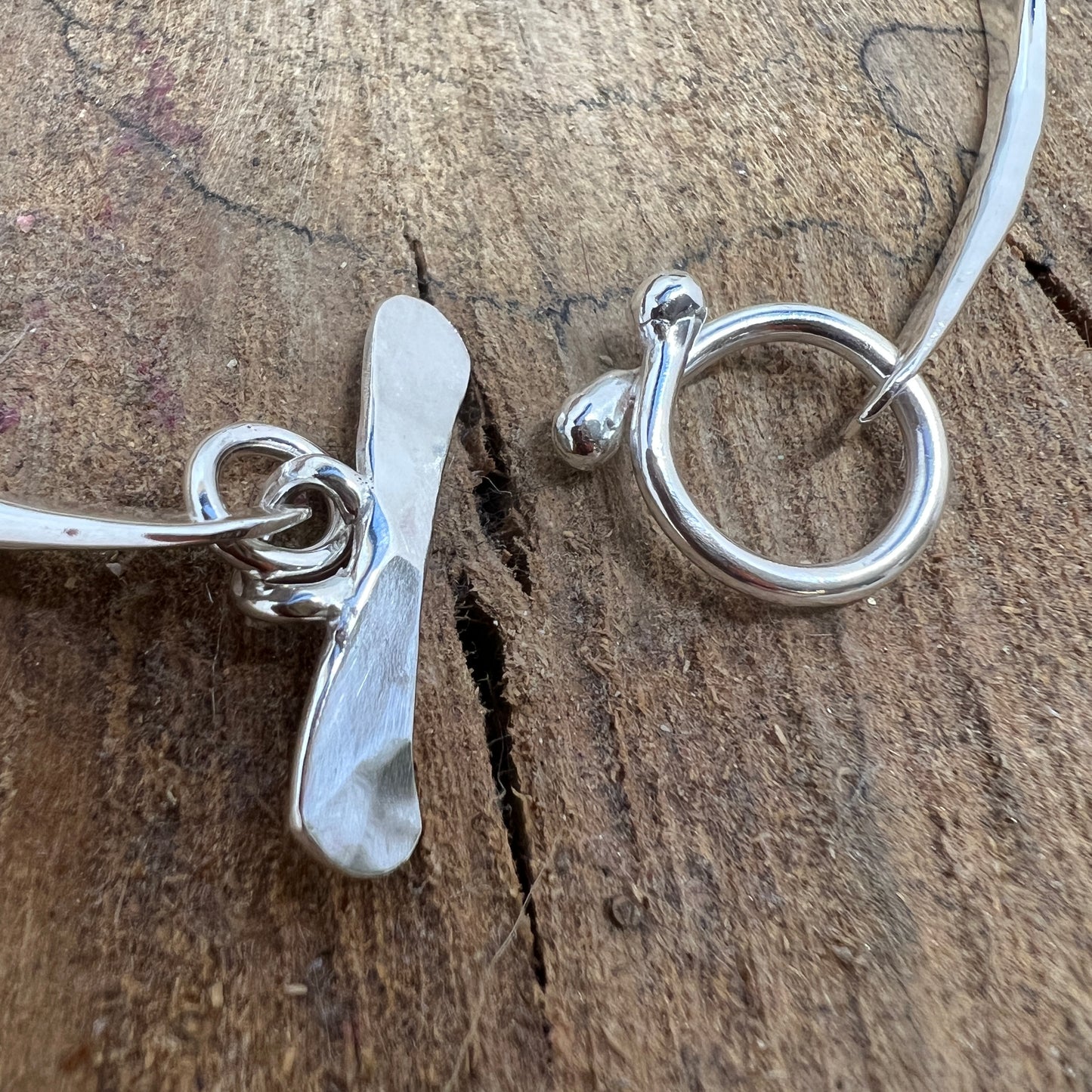 Hammered Toggle Bracelet