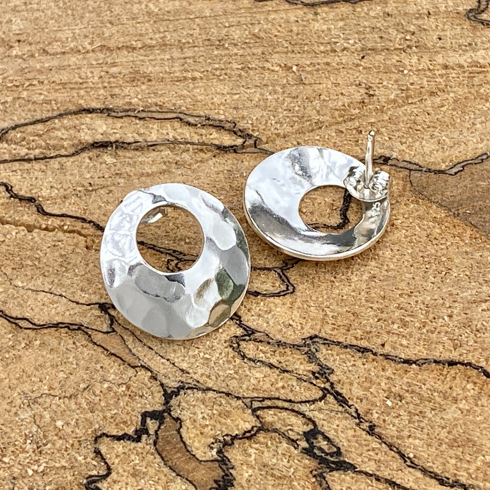 one of a kind sterling silver earrings