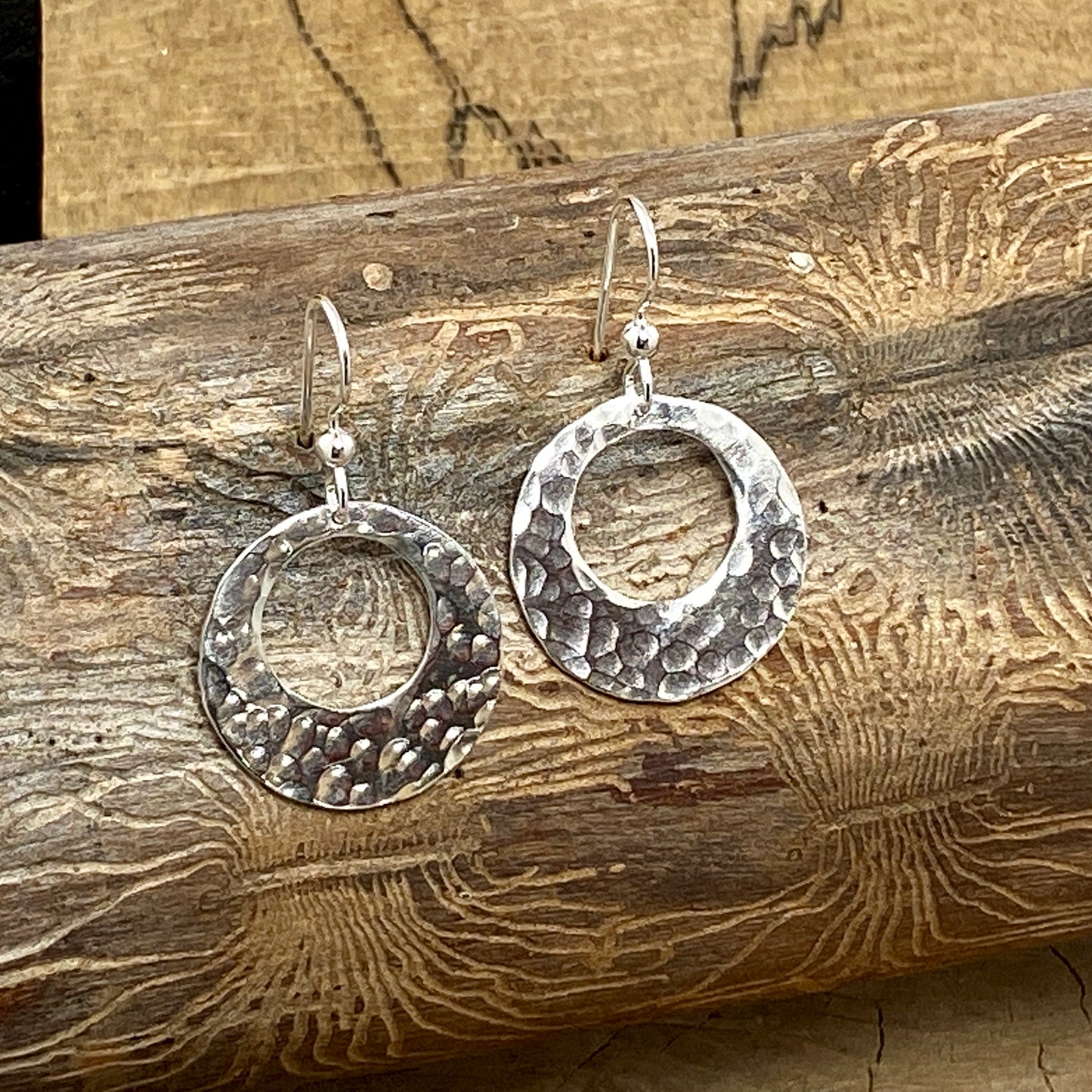 one of a kind sterling silver earrings