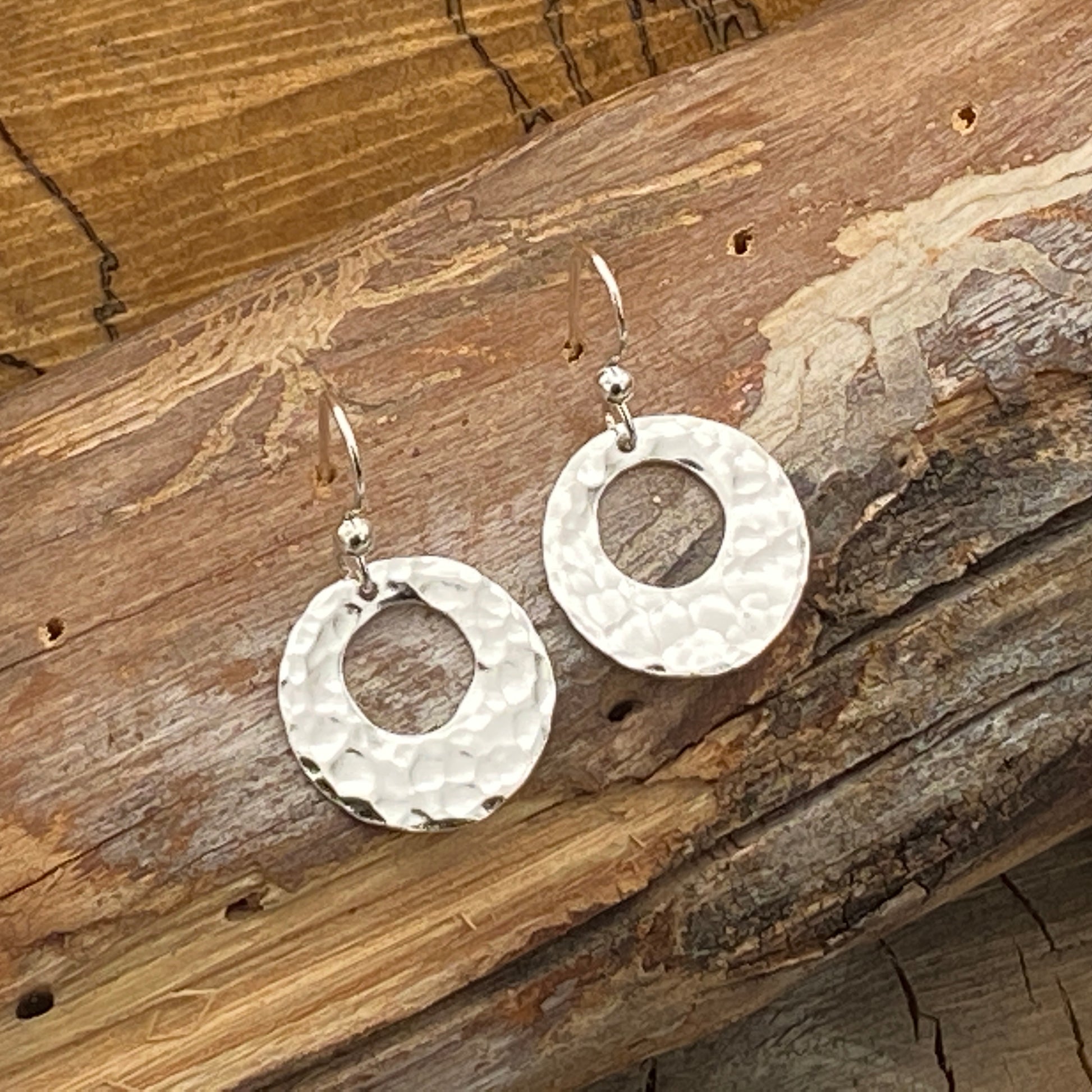 one of a kind sterling silver earrings